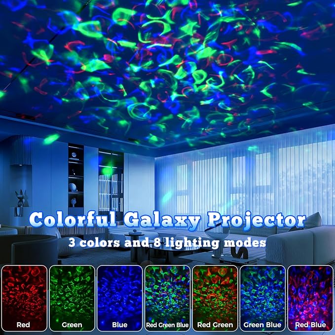 Galaxy Projector for Bedroom, Dinosaur Egg Galaxy Light Projector with Timer and Remote, Nebula Ceiling Night Light for Kids Adults, Room Decor, Christmas Gifts