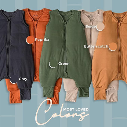 Nyte Nyte Baby - Sleeveless Soft Baby & Toddler Sleeping Sack, Breathable with Adjustable Feet Cuffs & Anti-Slip Grip