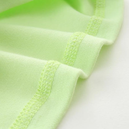 Baby Multicolor Short Sleeve T-Shirt Tee Summer Solid 100% Cotton Basic Clothes