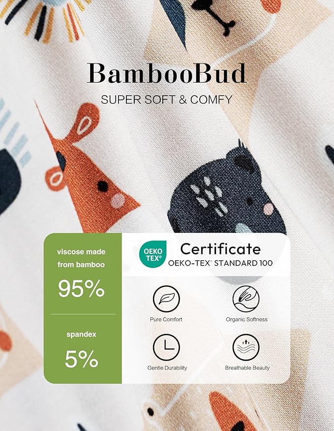 Baby Zippered Rompers Newborn Pajamas Sleepers Long Sleeve Jumpsuits Infant Zipper Romper-Viscose from Bamboo