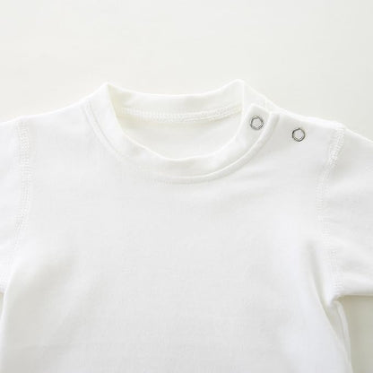 Baby Multicolor Short Sleeve T-Shirt Tee Summer Solid 100% Cotton Basic Clothes