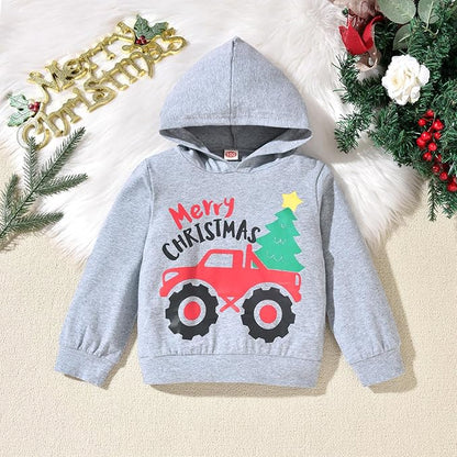 Baby Boys Dinosaur Long Sleeve Hoodie Tops Sweatsuit Pants Winter Outfit Set