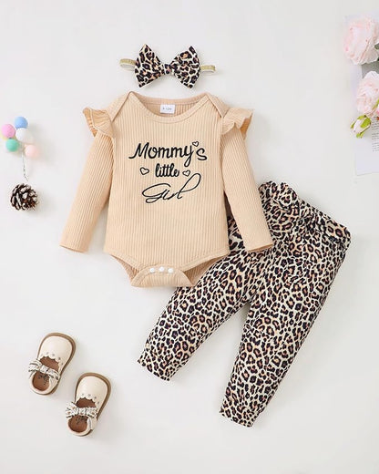 Newborn Baby Girl Clothes Infant Girl Outfits 0 3 6 12 18 Months Clothes for Girls Headband Clothing Set