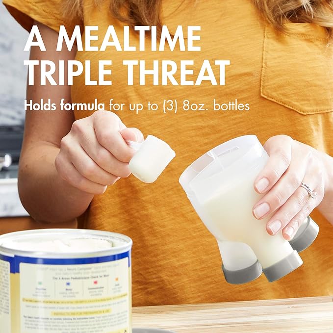 Boon® TRIPOD® Formula Container + MIX Silicone Formula Mixer