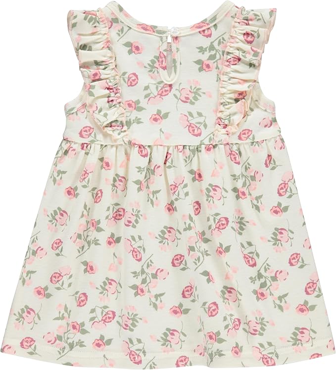 Cudlie 2-Pack Baby Girls’ Dresses – Adorable Prints and Everyday Value - 0-3M to 24M