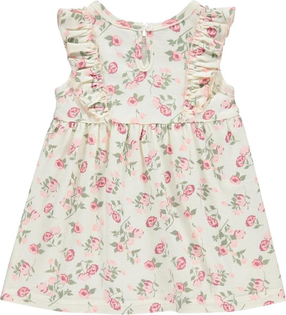 Cudlie 2-Pack Baby Girls’ Dresses – Adorable Prints and Everyday Value - 0-3M to 24M