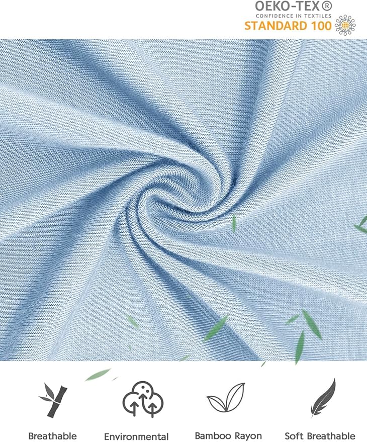 Jimonda Baby Footless Pajamas,Two Zip Closure Long Sleeve Romper,Infant Clothes Pjs 4 Pcs