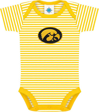 Creative Knitwear College Baby NCAA Infant Striped Bodysuit