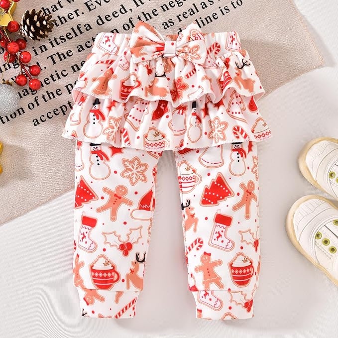 Aalizzwell Preemie Newborn Infant Baby Girls Clothes Ribbed Bodysuit Pants Set Fall Winter Outfits