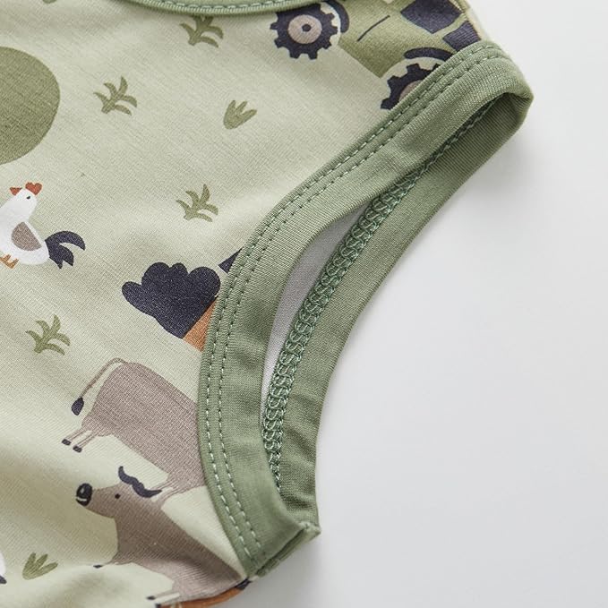 pureborn Baby Boys Girls Bodysuit Super Soft Cotton Romper 0-24 Months