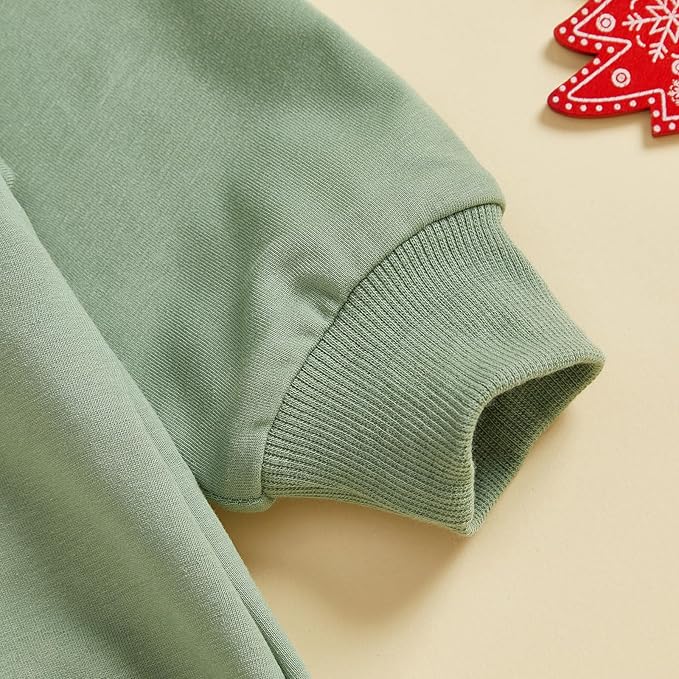 CIYCUIT My First Christmas Baby Boy Girl Outfit Infant Long Sleeve Christmas Bodysuit Romper