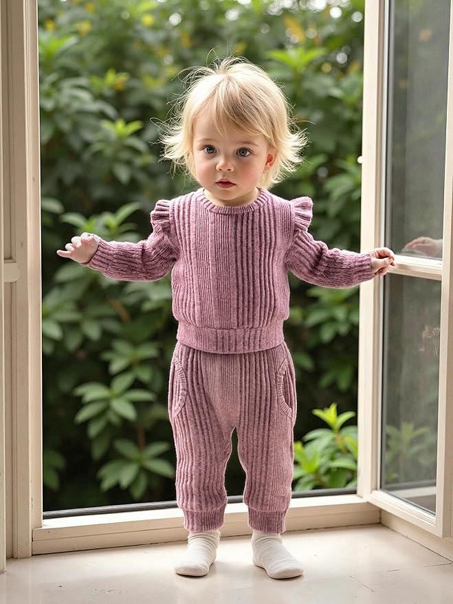 Aalizzwell Infant Baby Girl Fall Winter Outfit