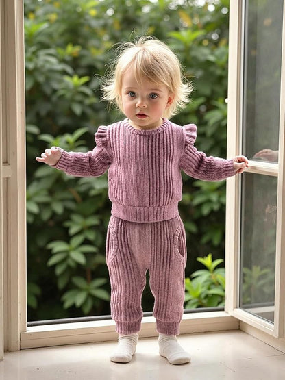 Aalizzwell Infant Baby Girl Fall Winter Outfit