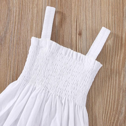 Newborn Baby Girl Bodysuit Sleeveless Halter Frill Romper One-piece Jumpsuit with Headband Summer Clothes Set