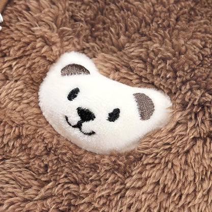 Baby Boys Girls Fleece Jackets Zip Up Hoodies Cute Bear Coats Fall Winter Fuzzy Jacket Newborn Boys Girls Outwear