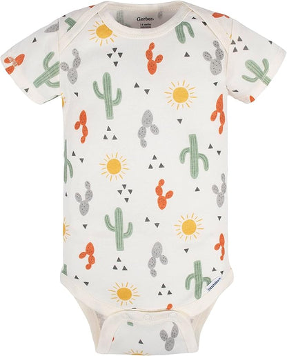 Gerber Unisex Baby 5-Pack Short-Sleeve Onesies