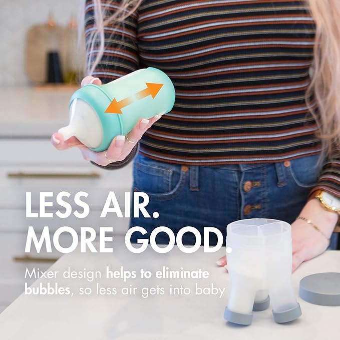 Boon® TRIPOD® Formula Container + MIX Silicone Formula Mixer