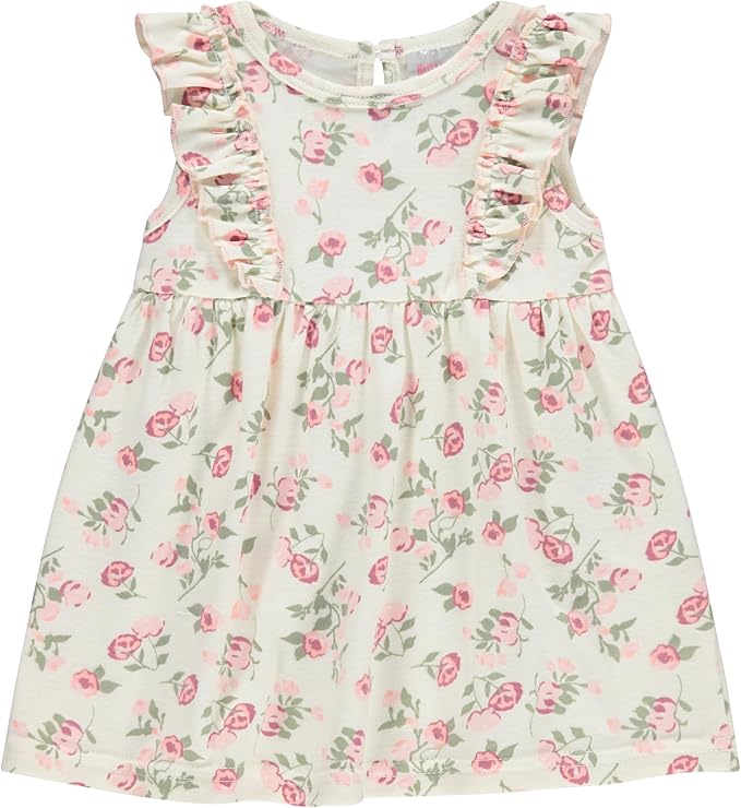Cudlie 2-Pack Baby Girls’ Dresses – Adorable Prints and Everyday Value - 0-3M to 24M