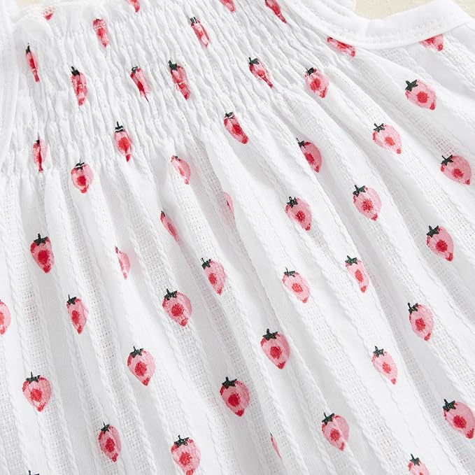 Mubineo Baby Girl Summer Clothes Cute Ruffle Tops Dress Shorts Outfits Set Infant Toddler Shrit Bloomers Princess Outfit