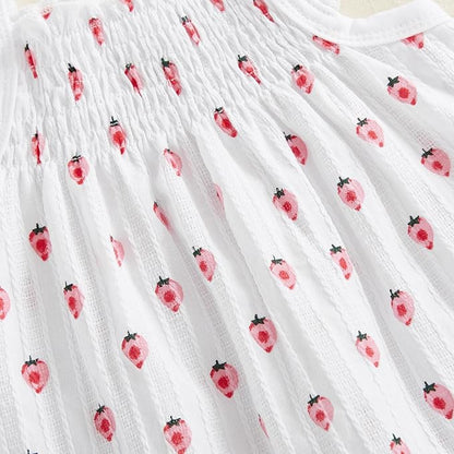 Mubineo Baby Girl Summer Clothes Cute Ruffle Tops Dress Shorts Outfits Set Infant Toddler Shrit Bloomers Princess Outfit