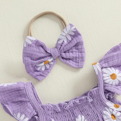 Mubineo Baby Girl Summer Clothes Cute Ruffle Tops Dress Shorts Outfits Set Infant Toddler Shrit Bloomers Princess Outfit