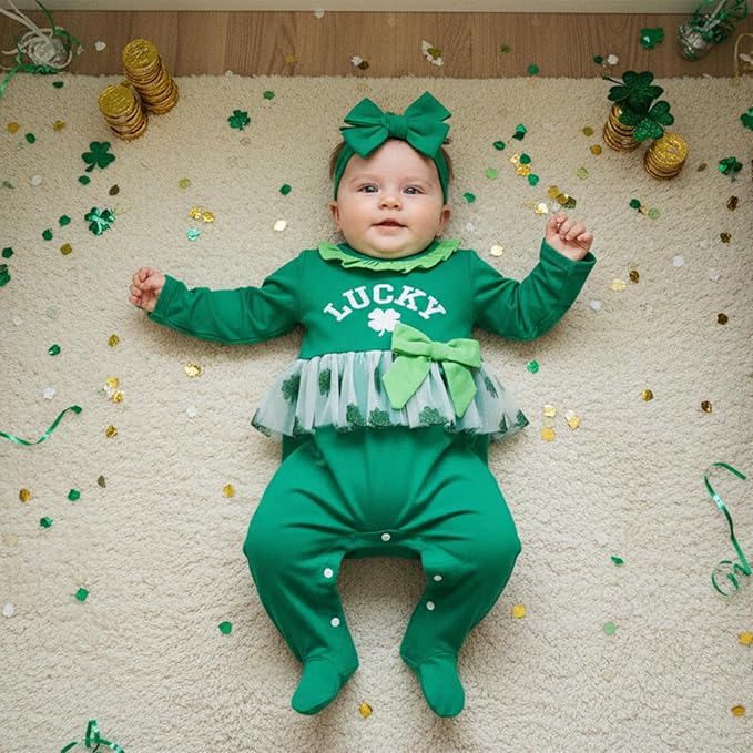 Twopumpkin My First Easter Outfit Baby Girl Newborn Bunny Onesie Ruffle Tulle Tutu Dress Romper Hooded Jumpsuit With Ear