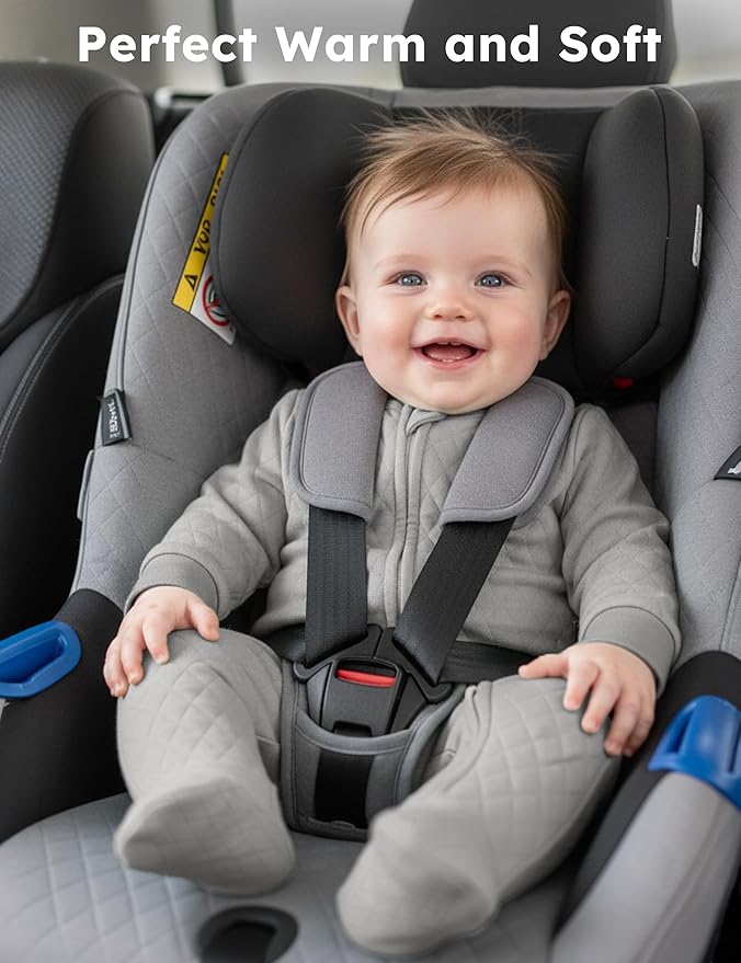 Yoofoss Baby Pajamas Organic Cotton Baby Winter Clothes Warm Newborn Sleepers for 0-3 3-6 6-9 Months, Quilted Footed Pjs