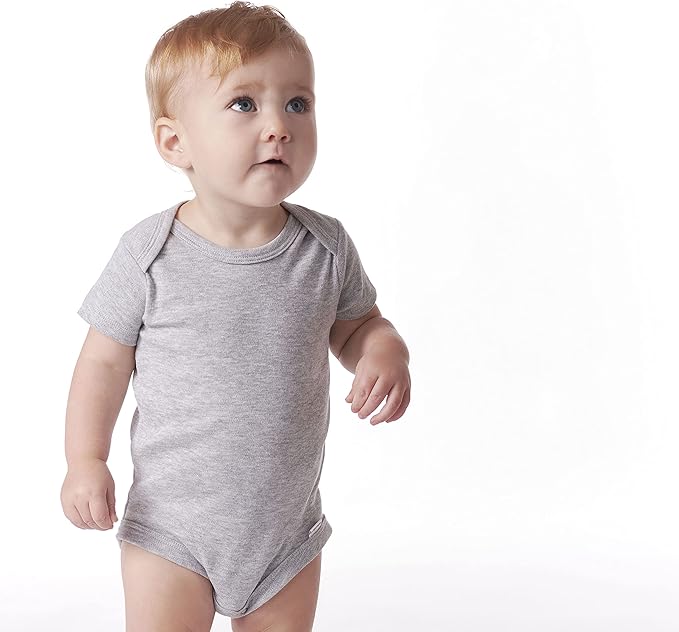 Gerber baby-girls 5-pack Solid Onesies Bodysuits