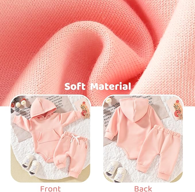 Aalizzwell Infant Baby Winter Hoodie Outfit