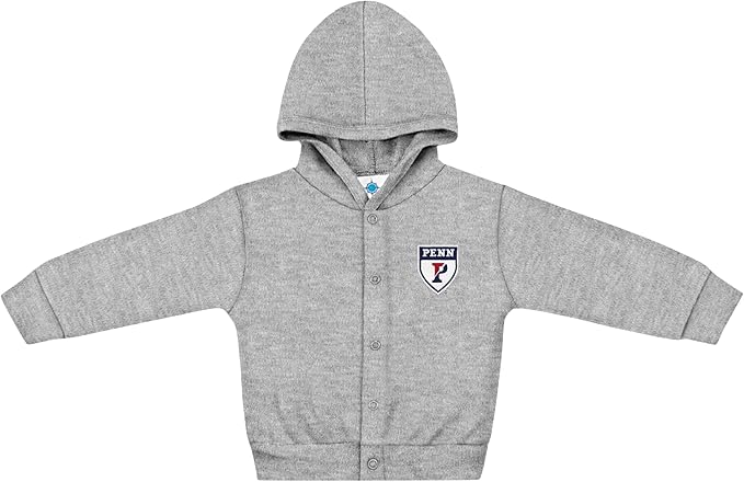 Creative Knitwear College Baby Snap Hooded Jacket - Team Logo, Multiple Colors, for Boys & Girls, (0-24 Months)