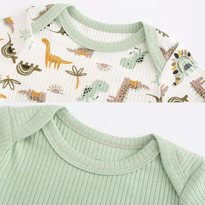 Baby Bodysuit Boy Girl Clothes Soft Newborn Infant Outfit Short Sleeve Romper