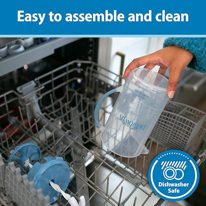 Dr. Brown's Baby Formula Mixing Pitcher with Adjustable Stopper,Locking Lid,& No Drip Spout,36oz,BPA Free,Olive,(Pack of 6)