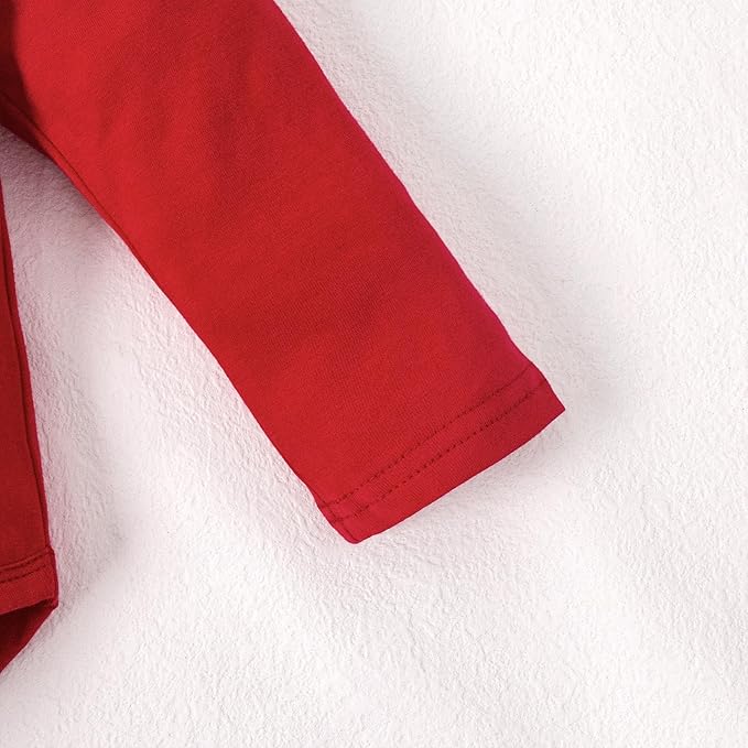 0-24M Infant Girls Ruffle Collar Bodysuit Baby Girl Casual Romper Toddler Solid Color Jumpsuit Winter Clothes