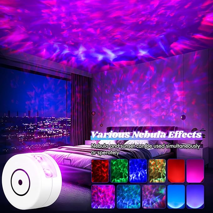 Galaxy Projector for Bedroom, Night Light with Remote Control and Timer, Galaxy Light Projector, Home Decor, Gifts for Adults, Teens, Christmas, Birthday