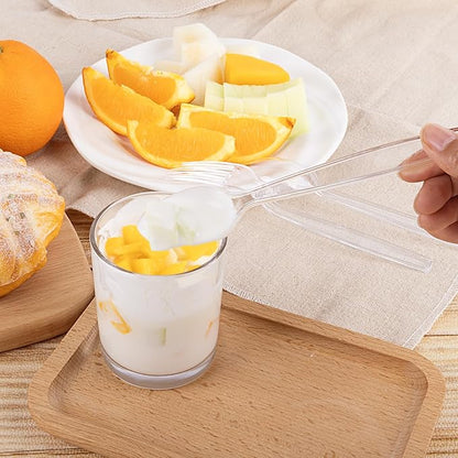 SACATR 3000 Count Plastic Spoons Bulk - Plastic Silverware Spoons Heavy Duty, BPA-Free, Heat Resistant, Suitable for Family Gatherings, Outdoor Events, Commercial Catering