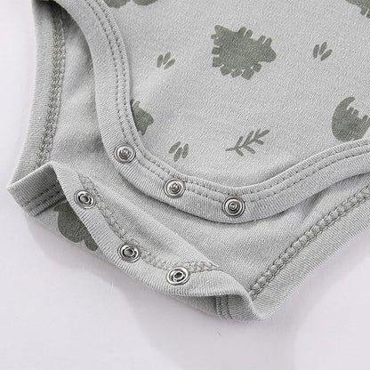 Baby Boy Girl Bodysuit 5 Pack Cotton Short Sleeve Romper Soft Baby Clothes Outfit 0-12 Month