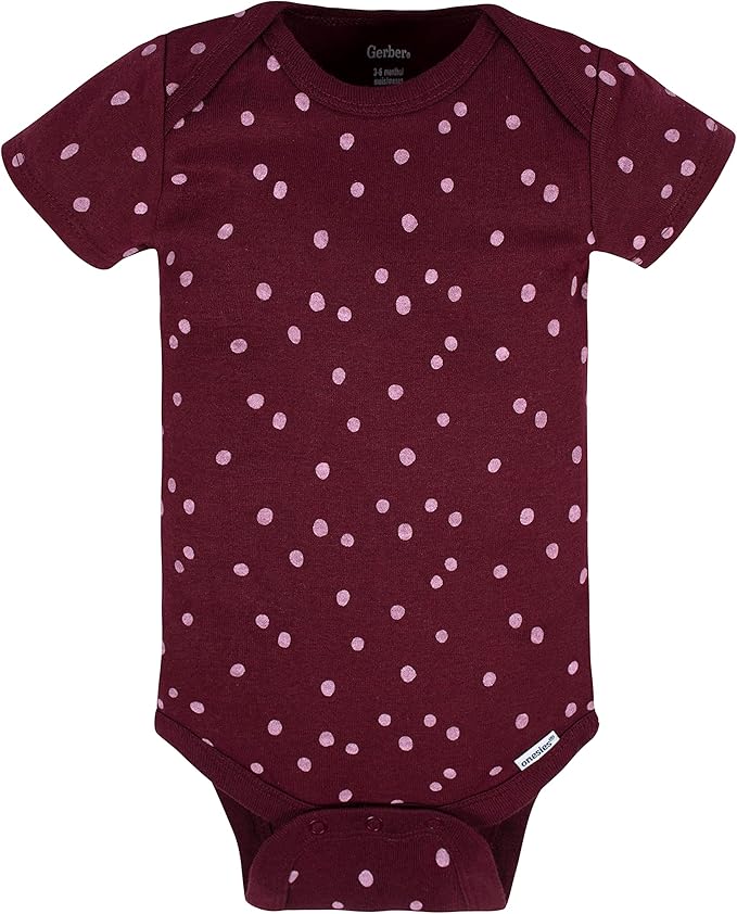 Gerber Unisex Baby 5-Pack Short-Sleeve Onesies