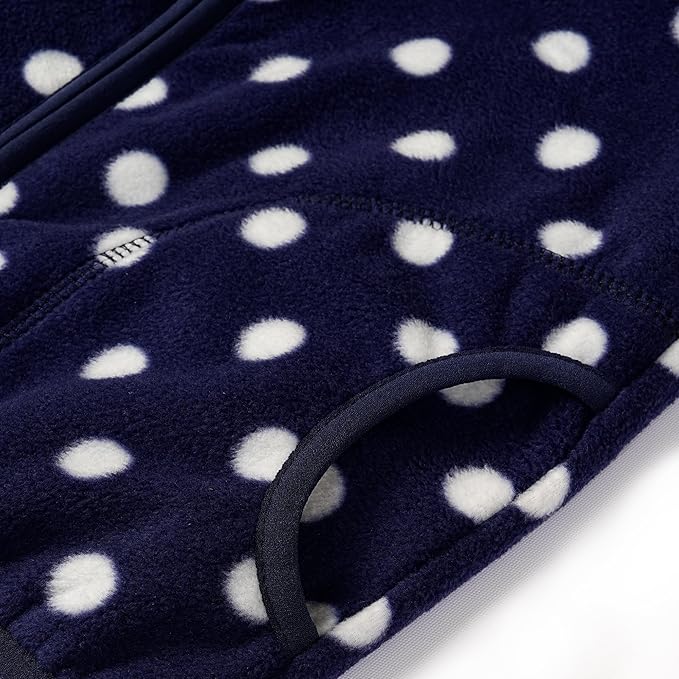 Toddler Fleece Jacket Kids Lightweight Outerwear Boys Girls Long Sleeve Fall Spring Coat 2-12 Years