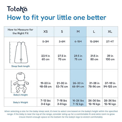TotAha Sleep Sack 6-12-15 Months 3-Pack,Stretchy,Buttery Soft Swaddle Transition Sleeping Bag,Light Baby Wearable Blanket with 2-Way Safe Zippers for Boys and Girls, 0.5 TOG