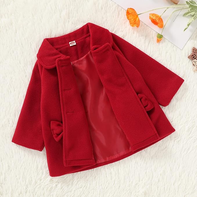 Baby Coats Fall Winter Kid Baby Girl Cloak Button Jacket Clothes Baby Outwear Clothes