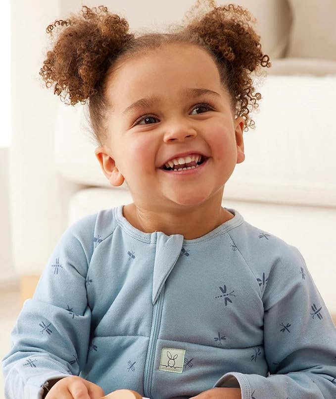 ergoPouch Sleep Onesie 3.5 TOG – Warm Baby Romper & Sleep Layer with Full-Zip, Guarding Against Blankets, Breathable & Movement-Friendly, Ideal for Transitional Sleeping (12-24 Months, Dragonflies)