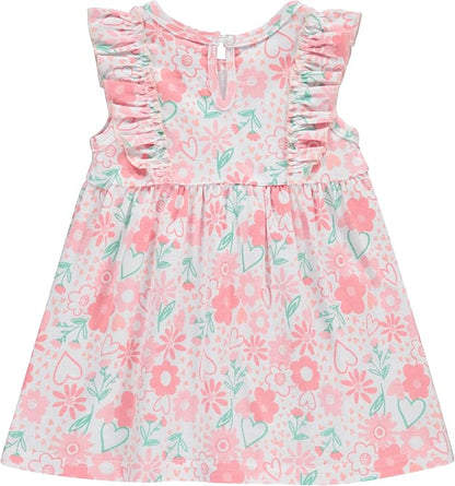 Cudlie 2-Pack Baby Girls’ Dresses – Adorable Prints and Everyday Value - 0-3M to 24M