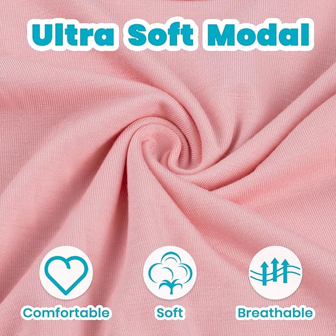 Newborn Baby Knotted Gown, Ultra-Soft Infant Sleeper Coming Home Outfit with Hat, Bowknot (2 Packs)