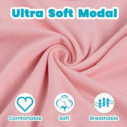 Newborn Baby Knotted Gown, Ultra-Soft Infant Sleeper Coming Home Outfit with Hat, Bowknot (2 Packs)