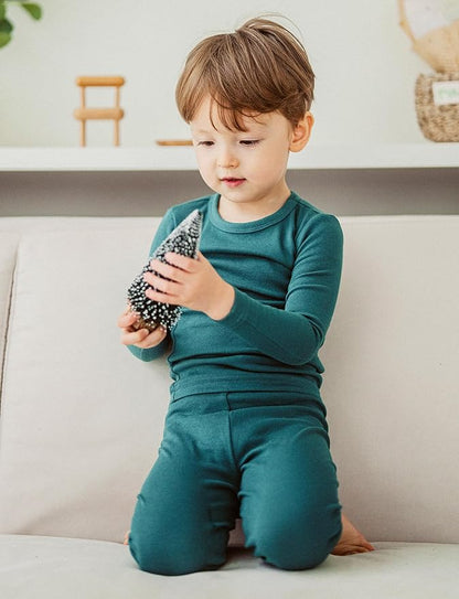 AVAUMA Baby Boys Girls Pajama Set Kids Toddler Snug fit Basic Cotton Sleepwear pjs for Daily