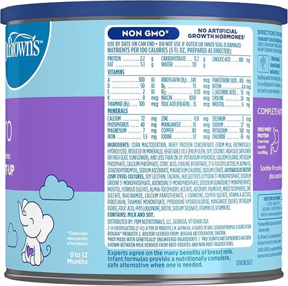 Good Start | Dr. Brown's Soothe Pro, Baby Formula Powder, for Sensitive Tummies, Gas, Fussiness and Spit-Up, Infant Formula with Probiotics, DHA, Non-GMO,19.4 Ounce