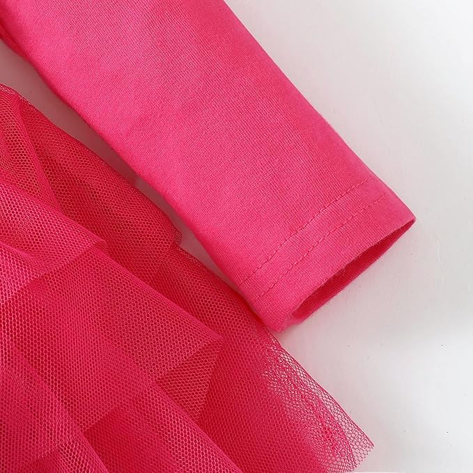 Baby Girl Clothes Infant Ruffle Sleeve Romper Dress Newborn Solid Tutu Skirt Sets Jumpsuit Headband Outfit