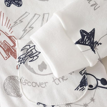 ROMPERINBOX Baby Hoodie for Boy Girl, Full Zip-up Lightweight Thin Jackets Coat Sweatshirts 0-24 Months