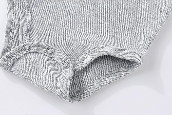 6 Pack Unisex Baby Boy Girl Rompers 0-12months Infant Short Sleeve Bodysuits New Born Soft Cotton One-Piece Clothes