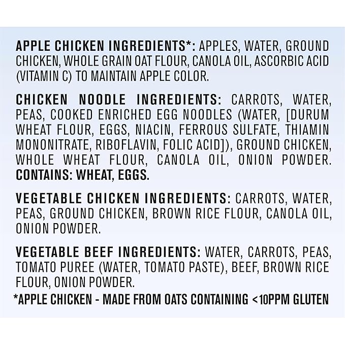 Gerber Stage 2 Baby Food, Nourishing Blends Tubs, Baby Puree, Variety Pack, 32PK